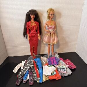 Barbie Teresa and clothing lot